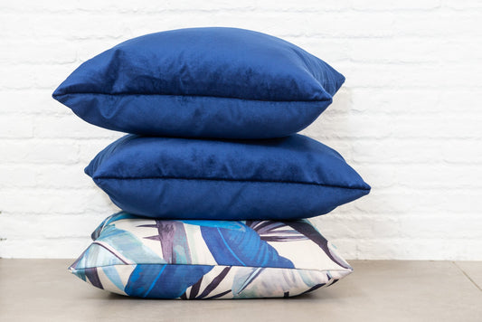 designer cushion & throw pillow in South Beach | Sapphire OUTDOOR CUSHION by Zanders & Co