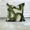 designer cushion & throw pillow in ABSTRACTION AGAVE | OUTDOOR CUSHION by Zanders & Co