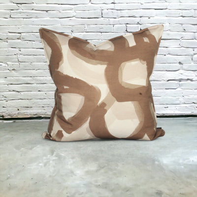 designer cushion & throw pillow in ABSTRACTION BRICK | OUTDOOR CUSHION by Zanders & Co