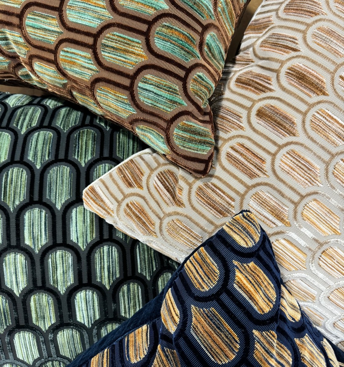 designer cushion & throw pillow in Beverly Hills | Peacock Cushion by Zanders & Co