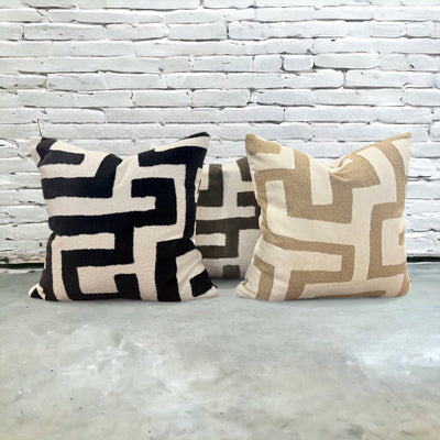 designer cushion & throw pillow in KUBA CAY COIR | OUTDOOR CUSHION by Zanders & Co