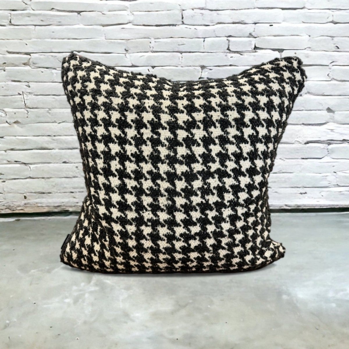 designer cushion & throw pillow in Mario | Charcoal Cushion by Zanders & Co