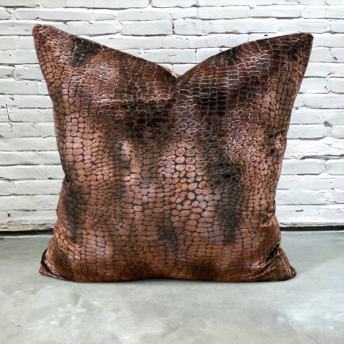 designer cushion & throw pillow in Nikita | Cocoa Cushion by Zanders & Co