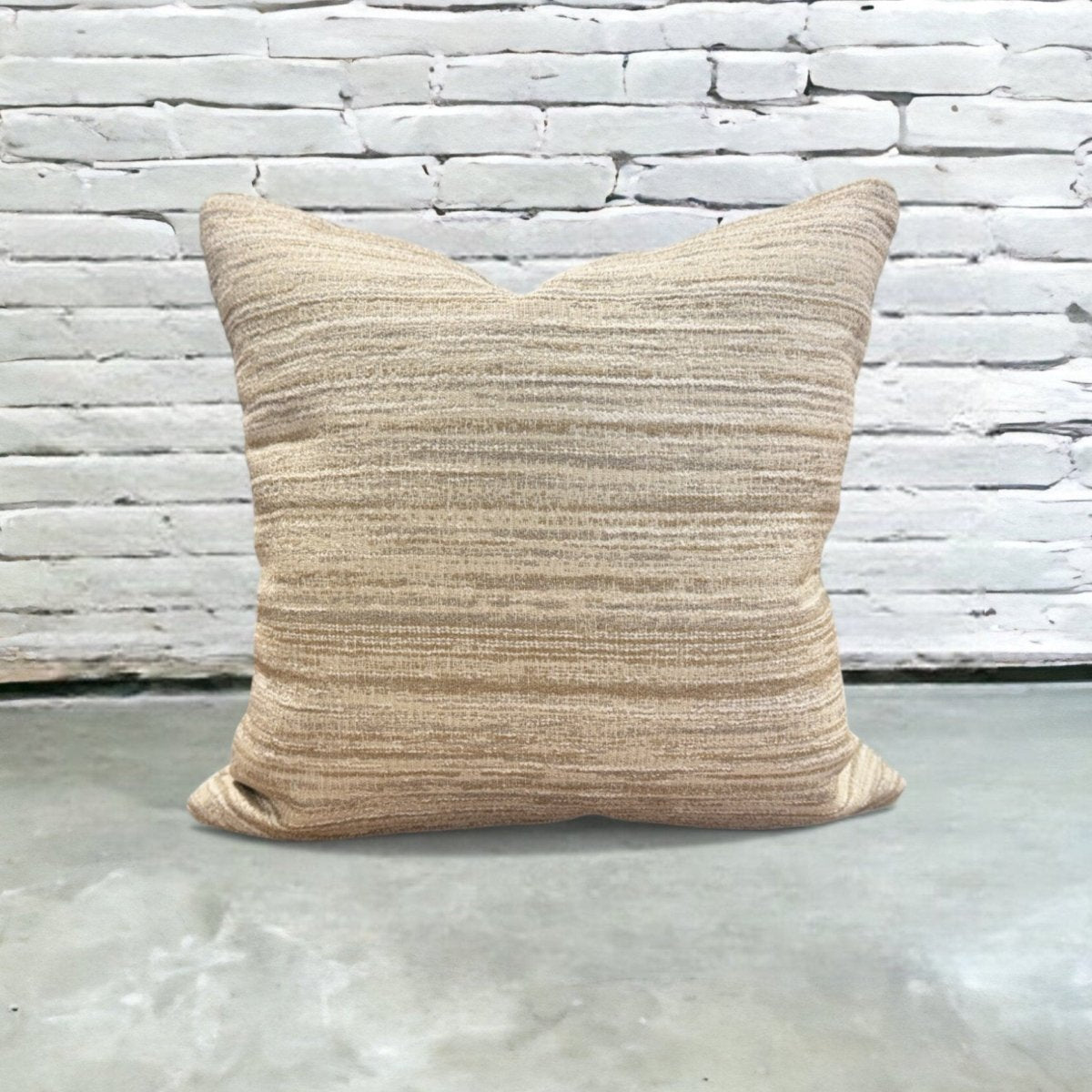 designer cushion & throw pillow in PADDLE FLAX | OUTDOOR CUSHION by Zanders & Co