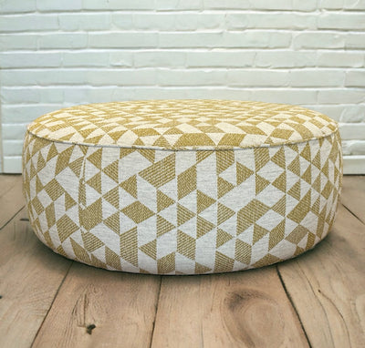 designer cushion & throw pillow in PELUCHE OTTOMAN 1000MM ROUND by Zanders & Co