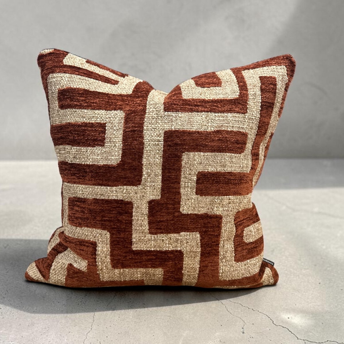 designer cushion & throw pillow in Rusk | Brick Cushion by Zanders & Co