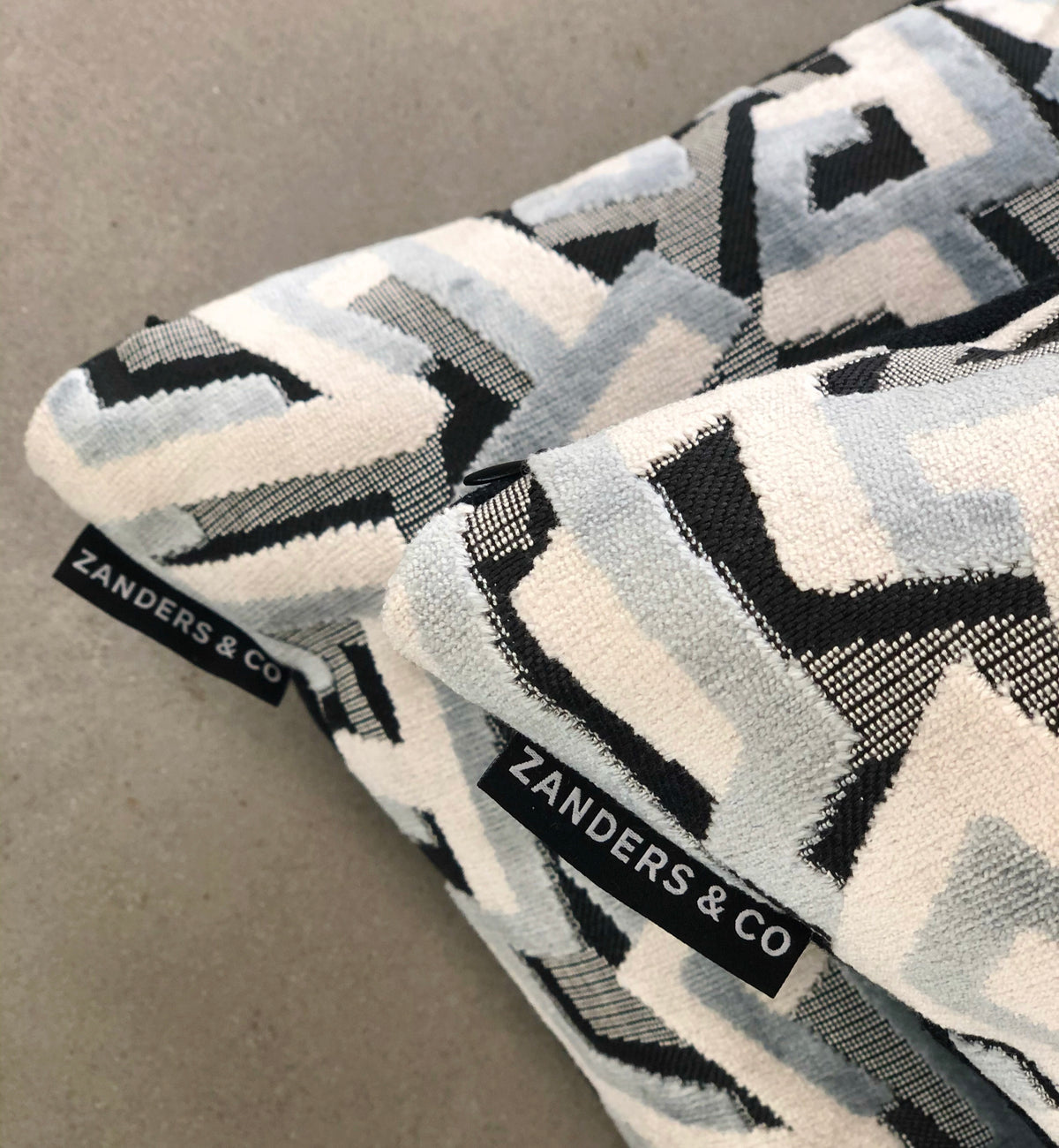 designer cushion & throw pillow in Funchal | Baby Blue Cushion by Zanders & Co