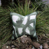 designer cushion & throw pillow in ABSTRACTION AGAVE | OUTDOOR CUSHION by Zanders & Co