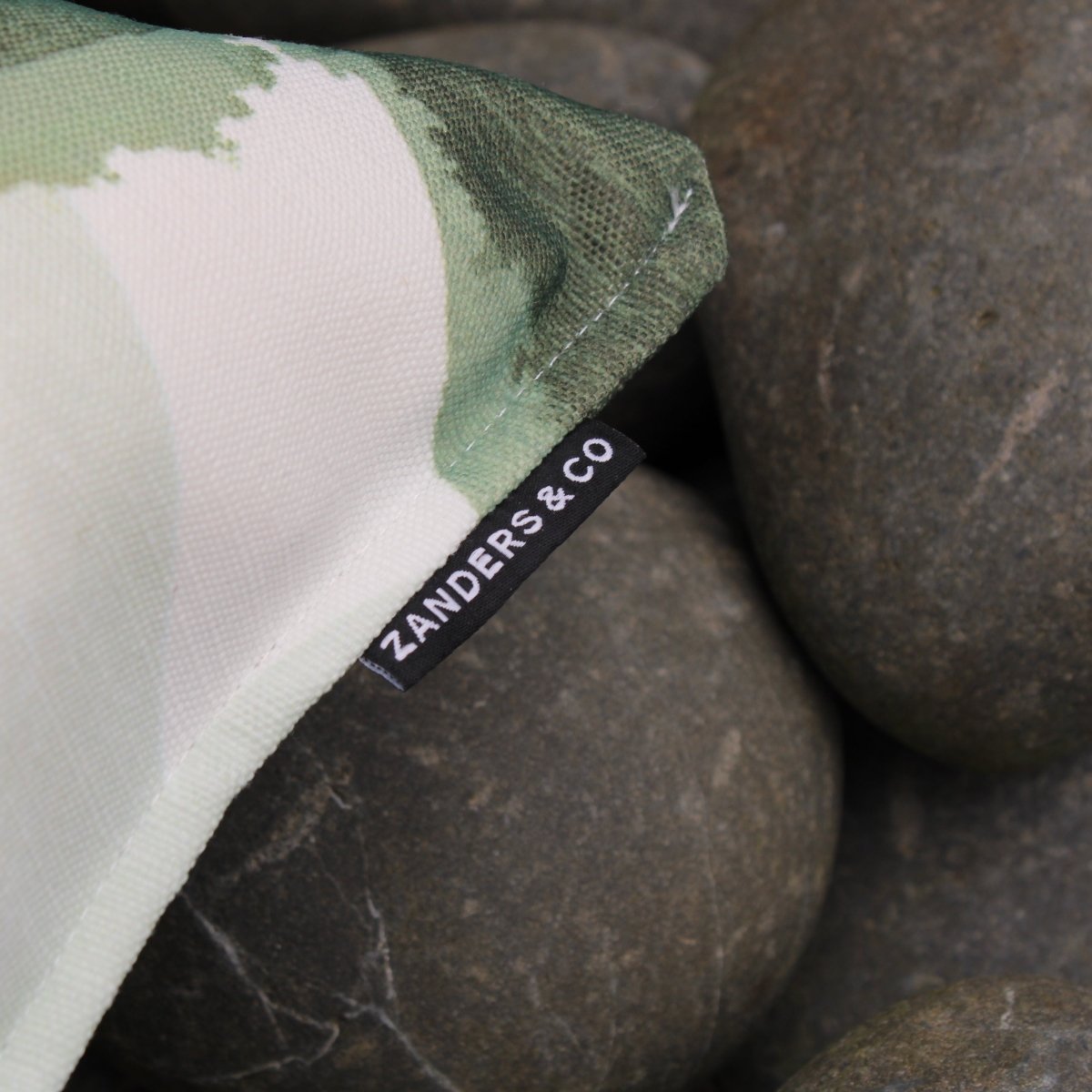 designer cushion & throw pillow in ABSTRACTION AGAVE | OUTDOOR CUSHION by Zanders & Co