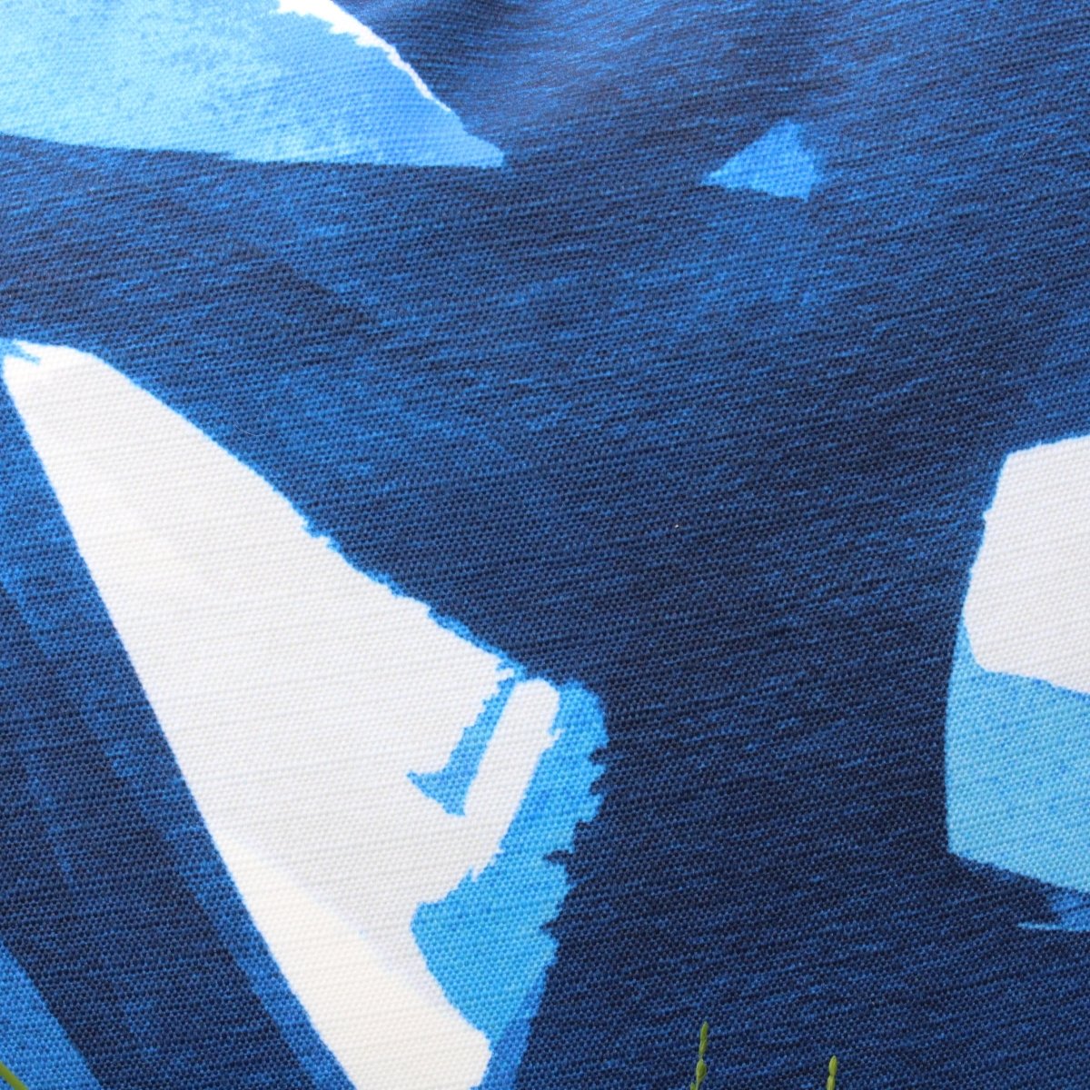designer cushion & throw pillow in ABSTRACTION AZURE | OUTDOOR CUSHION by Zanders & Co