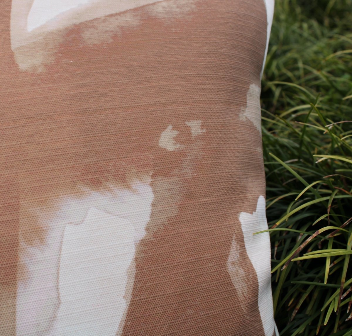 designer cushion & throw pillow in ABSTRACTION BRICK | OUTDOOR CUSHION by Zanders & Co