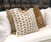 designer cushion & throw pillow in Arrowhead | Tobacco Cushion by Zanders & Co
