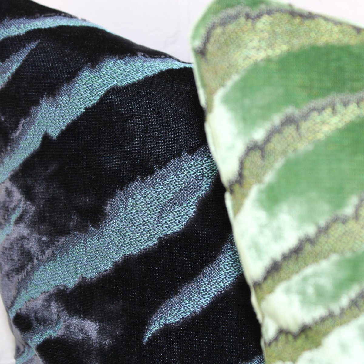 designer cushion & throw pillow in Bengal Tiger | Sapphire Cushion by Zanders & Co