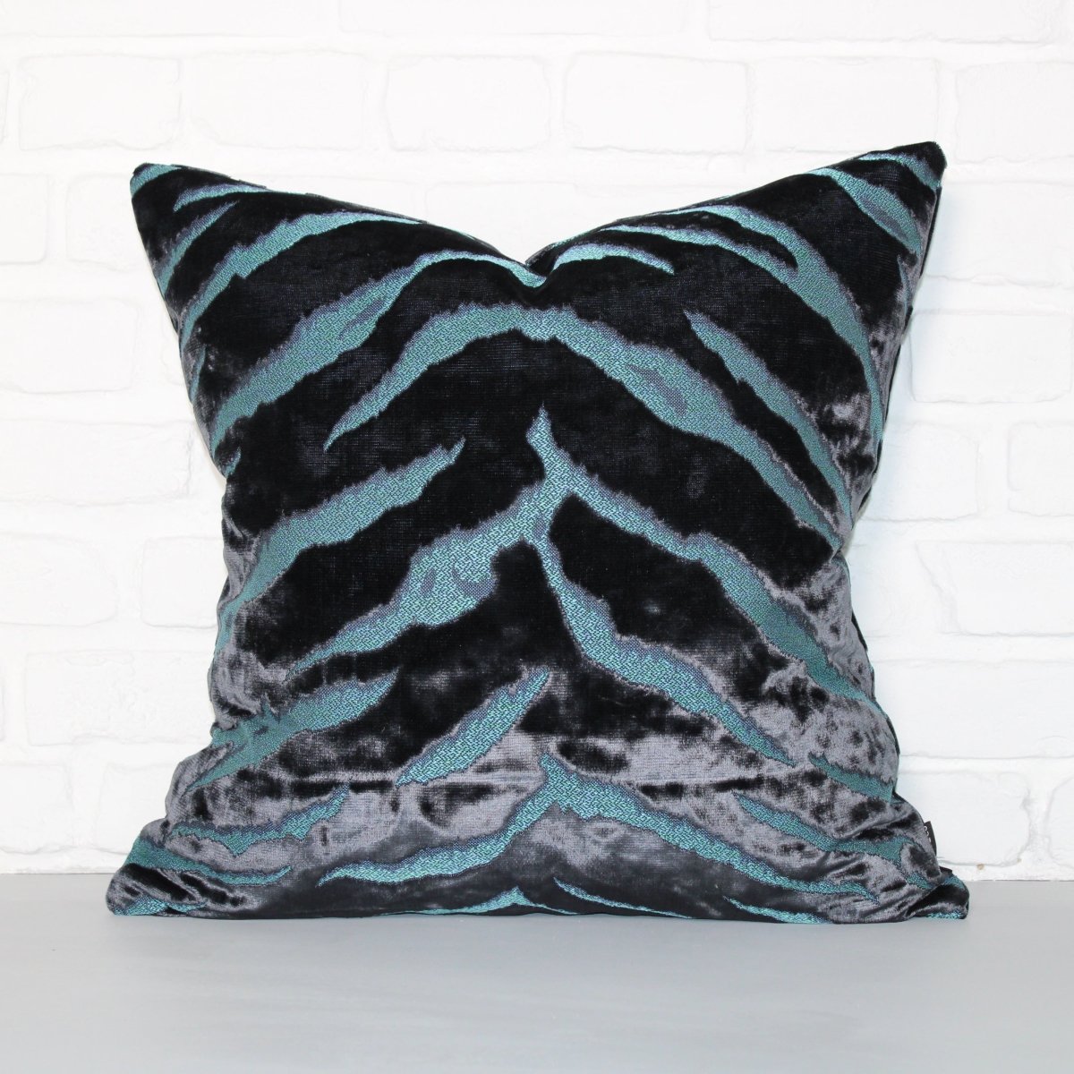 designer cushion & throw pillow in Bengal Tiger | Sapphire Cushion by Zanders & Co