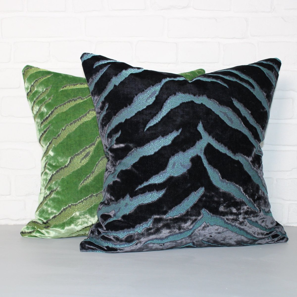 designer cushion & throw pillow in Bengal Tiger | Sapphire Cushion by Zanders & Co