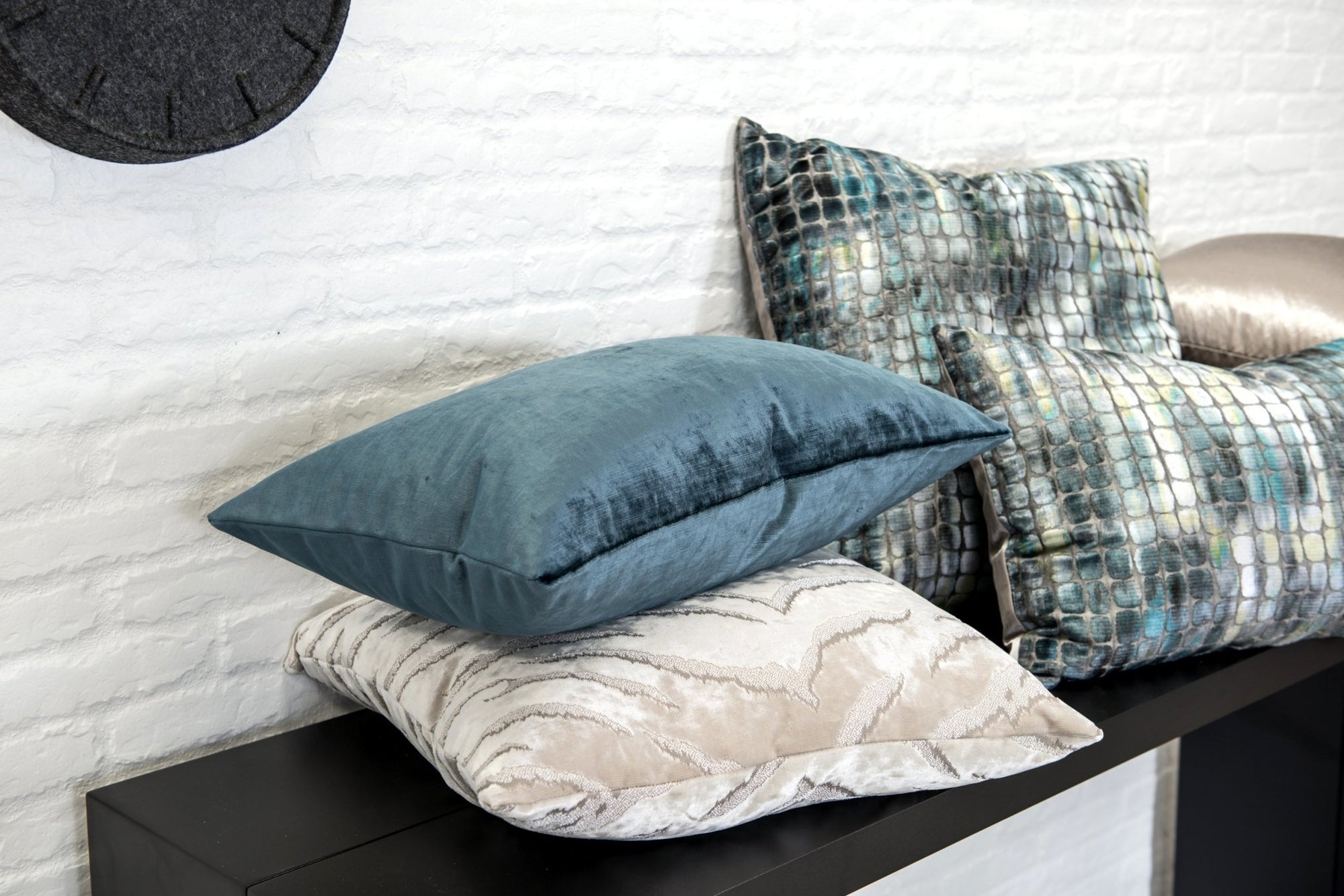 designer cushion & throw pillow in Bengal Tiger | Snow Cushion by Zanders & Co