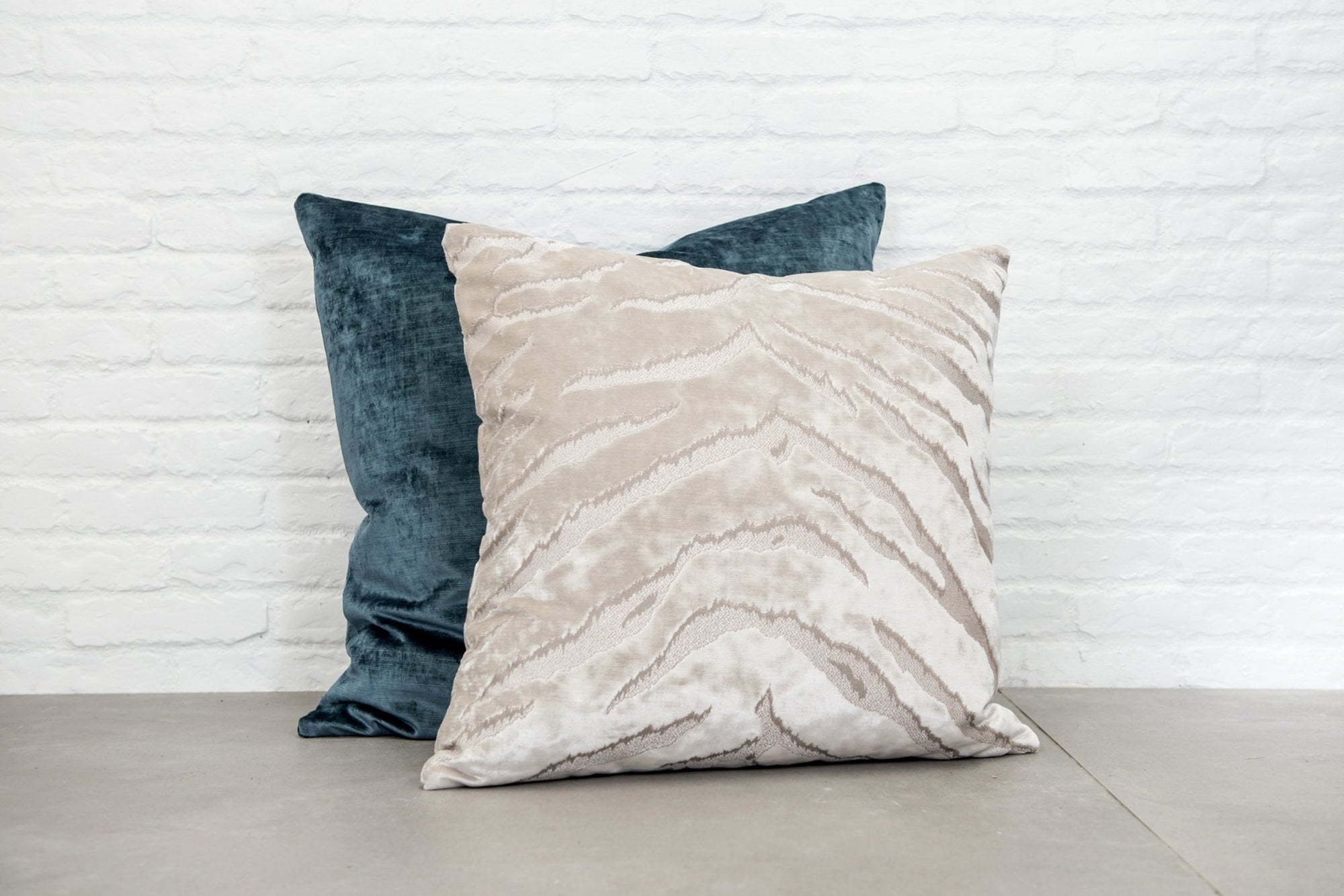 designer cushion & throw pillow in Bengal Tiger | Snow Cushion by Zanders & Co