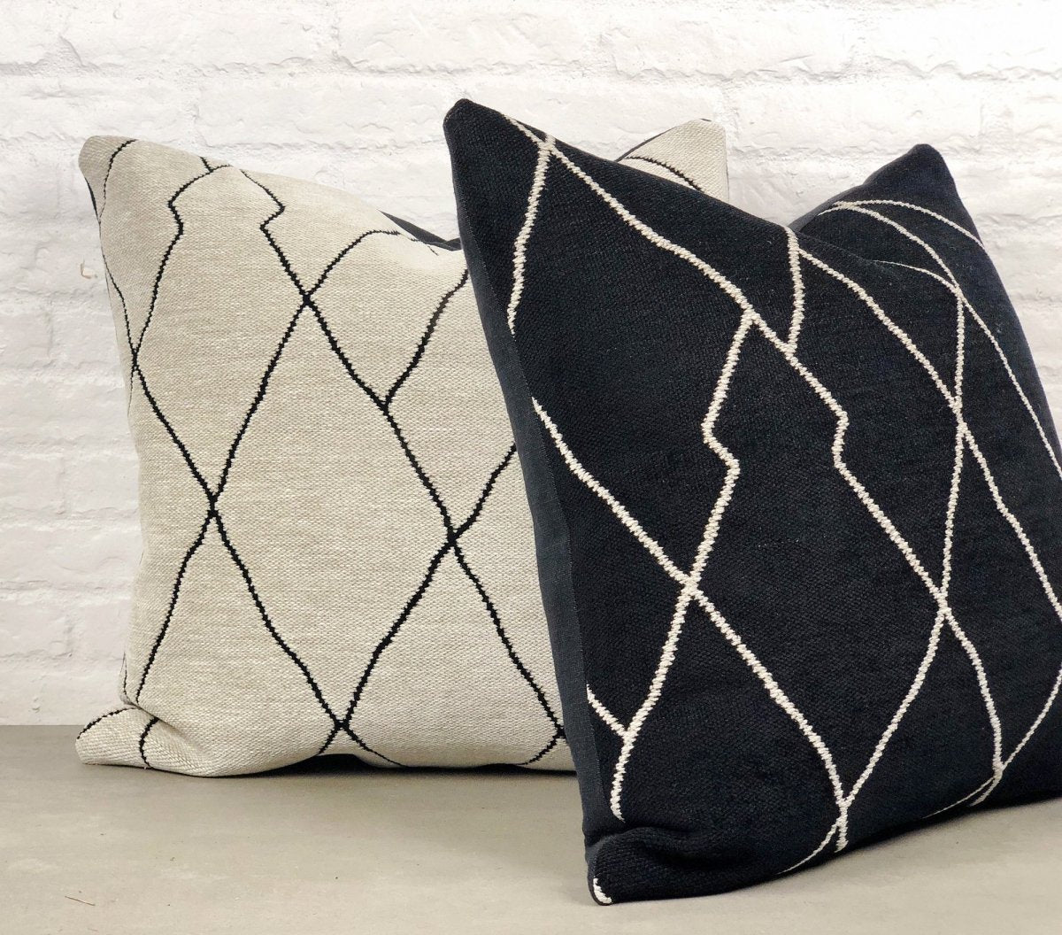 designer cushion & throw pillow in Berba | Ebony Cushion by Zanders & Co