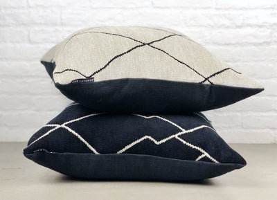designer cushion & throw pillow in Berba | Ebony Cushion by Zanders & Co