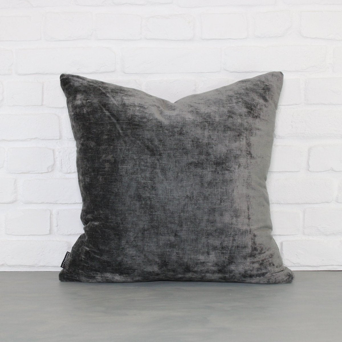 designer cushion & throw pillow in Bespoke | Pewter Cushion by Zanders & Co