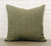 designer cushion & throw pillow in Bogolan | Celadon Cushion by Zanders & Co
