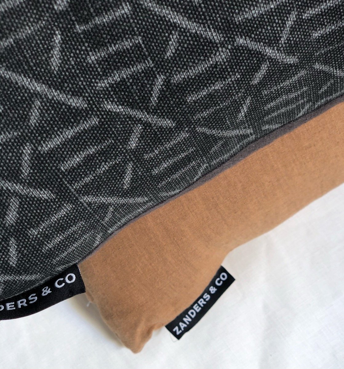 designer cushion & throw pillow in Bogolan | Onyx Cushion by Zanders & Co