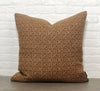 designer cushion & throw pillow in Bogolan | Rust Cushion by Zanders & Co