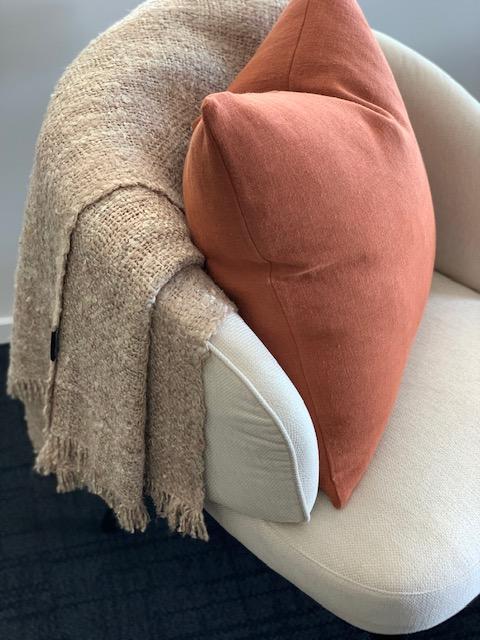 designer cushion & throw pillow in Eternal | Burnt Orange Cushion by Zanders & Co