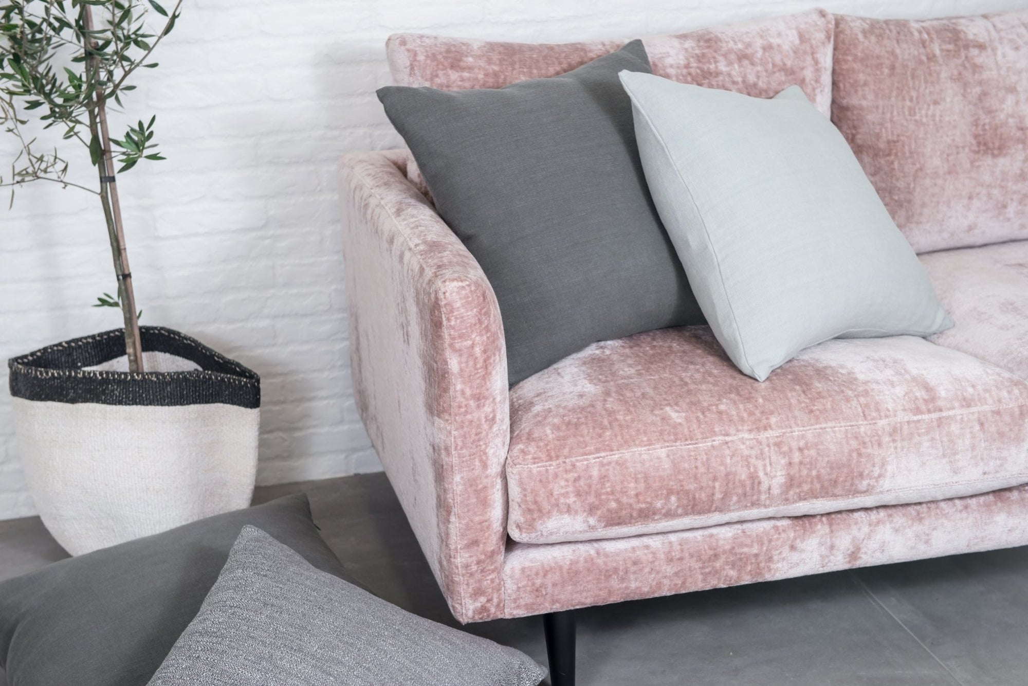 designer cushion & throw pillow in Eternal | Carbon Cushion by Zanders & Co