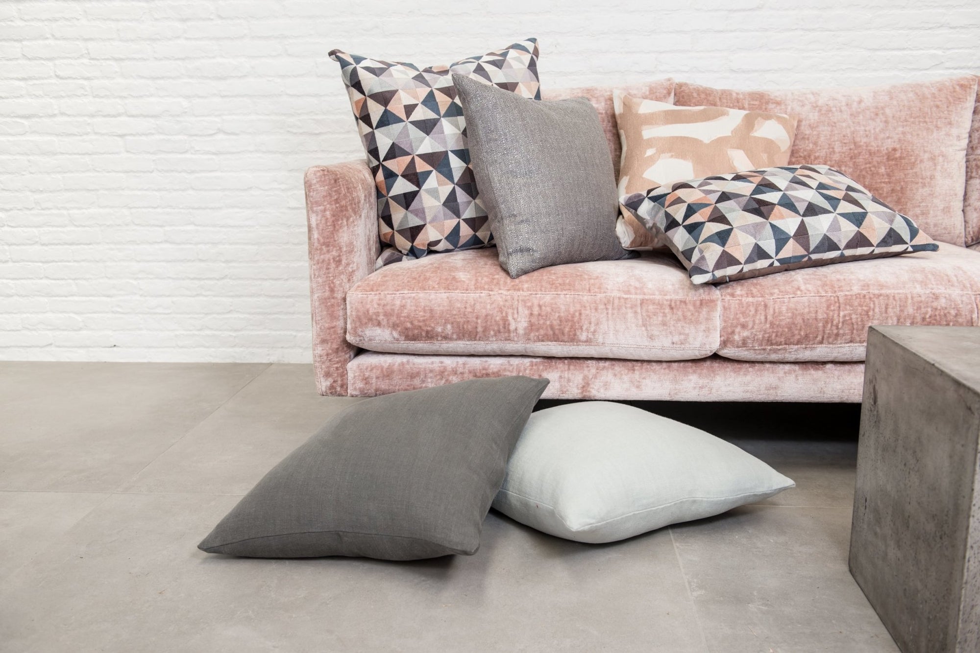 designer cushion & throw pillow in Eternal | Carbon Cushion by Zanders & Co