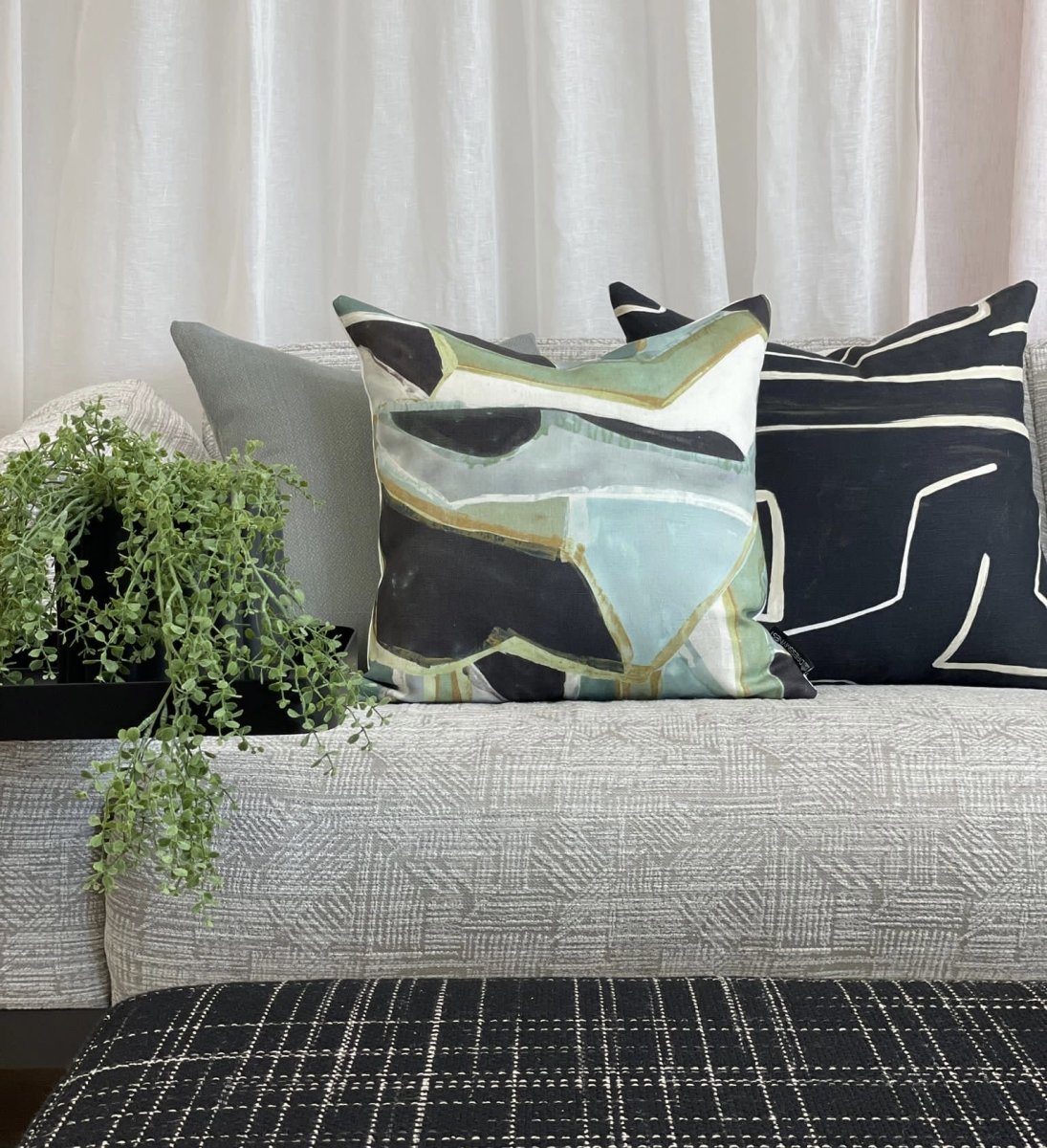 designer cushion & throw pillow in Expression | Water Cushion by Zanders & Co