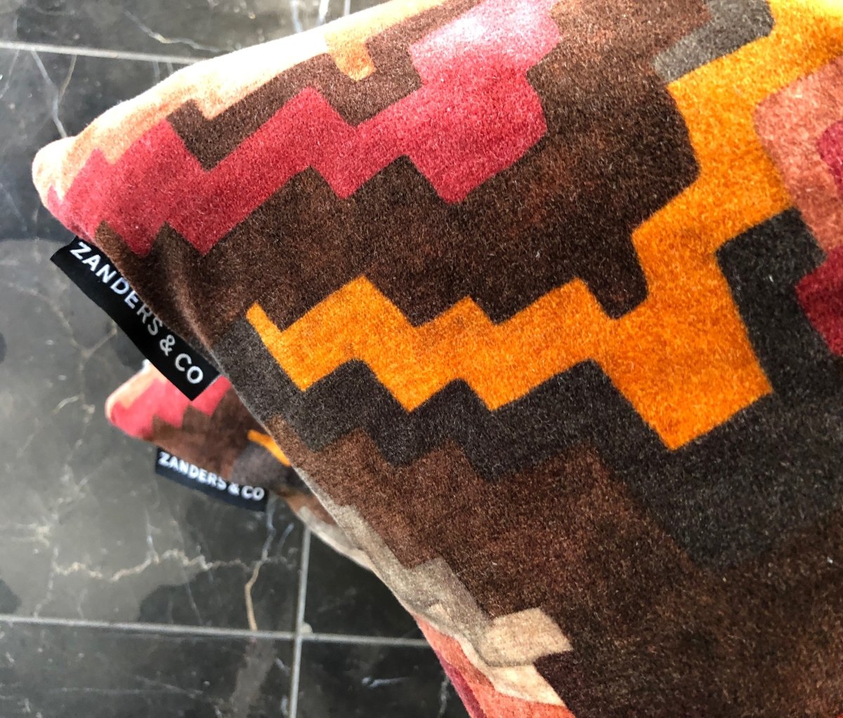 designer cushion & throw pillow in Falconetto | Spiced Cushion by Zanders & Co