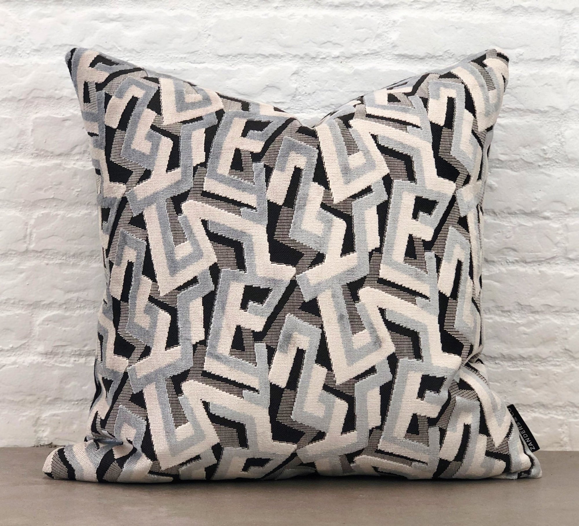 designer cushion & throw pillow in Funchal | Baby Blue Cushion by Zanders & Co