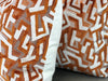 designer cushion & throw pillow in Funchal | Burnt Orange Cushion by Zanders & Co