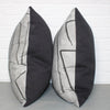 designer cushion & throw pillow in Graffito | Graphite Cushion by Zanders & Co