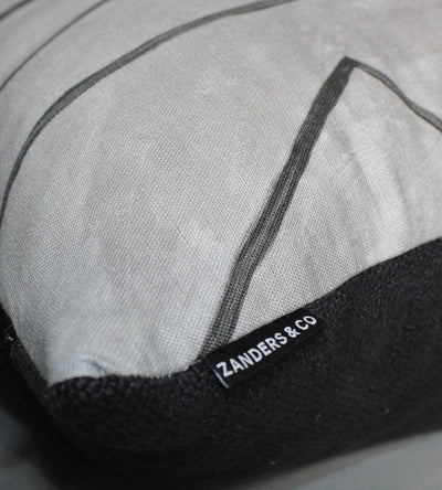 designer cushion & throw pillow in Graffito | Graphite Cushion by Zanders & Co