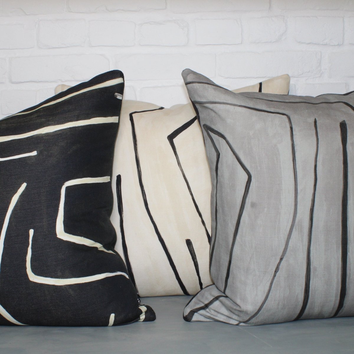 designer cushion & throw pillow in Graffito | Onyx Cushion by Zanders & Co