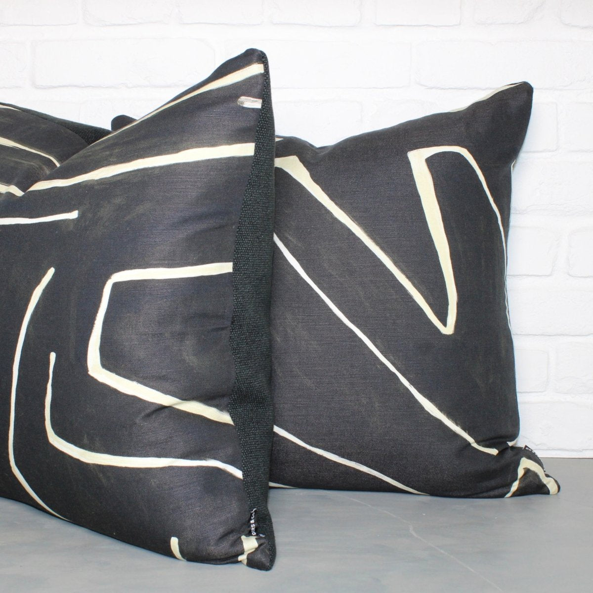 designer cushion & throw pillow in Graffito | Onyx Cushion by Zanders & Co