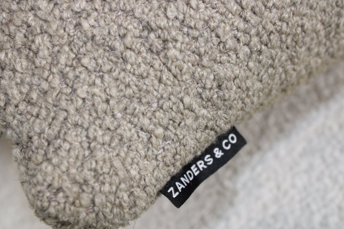 designer cushion & throw pillow in Grande Boucle | Mink Cushion by Zanders & Co