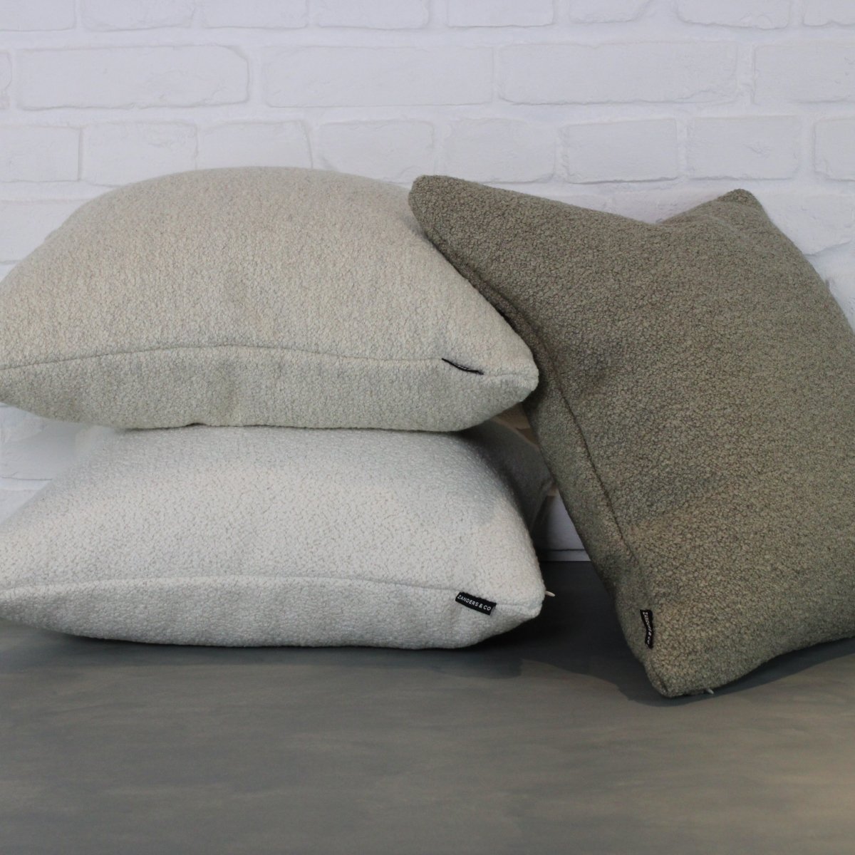 designer cushion & throw pillow in Grande Boucle | Silk Cushion by Zanders & Co