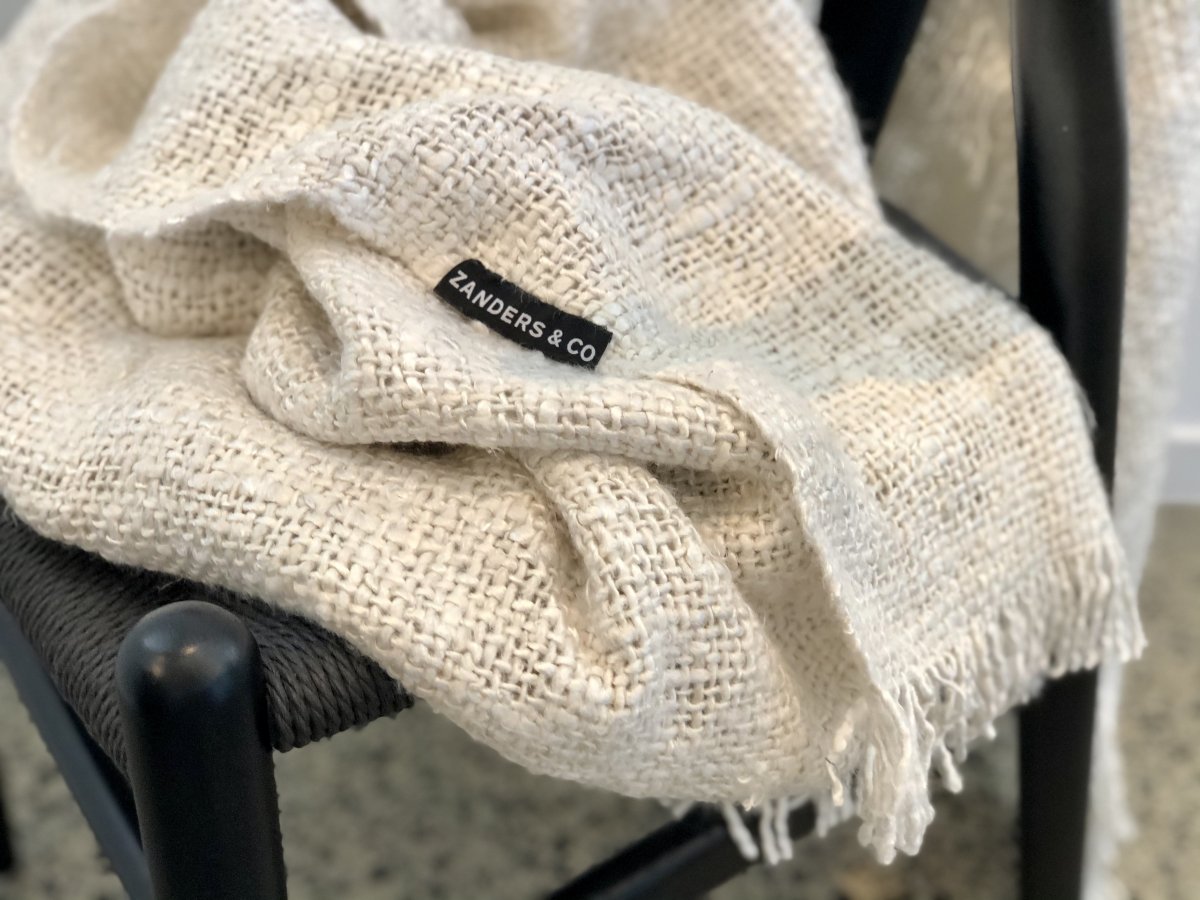 designer cushion & throw pillow in HANDLOOM THROW by Zanders & Co