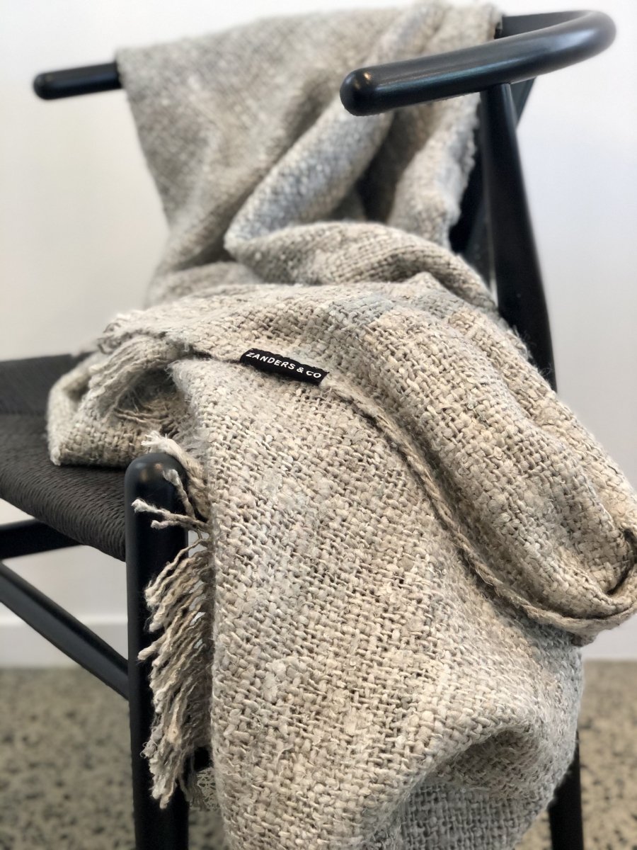 designer cushion & throw pillow in HANDLOOM THROW by Zanders & Co