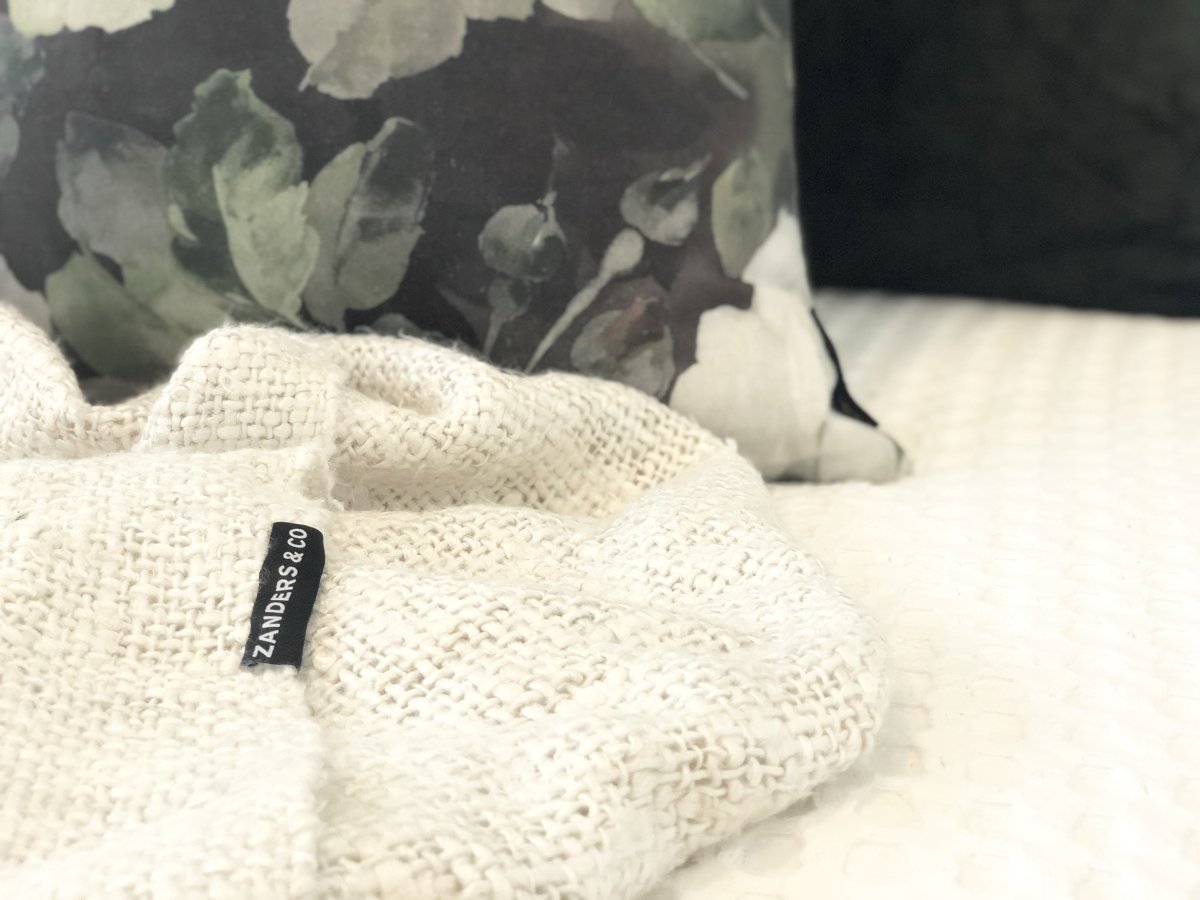 designer cushion & throw pillow in HANDLOOM THROW by Zanders & Co