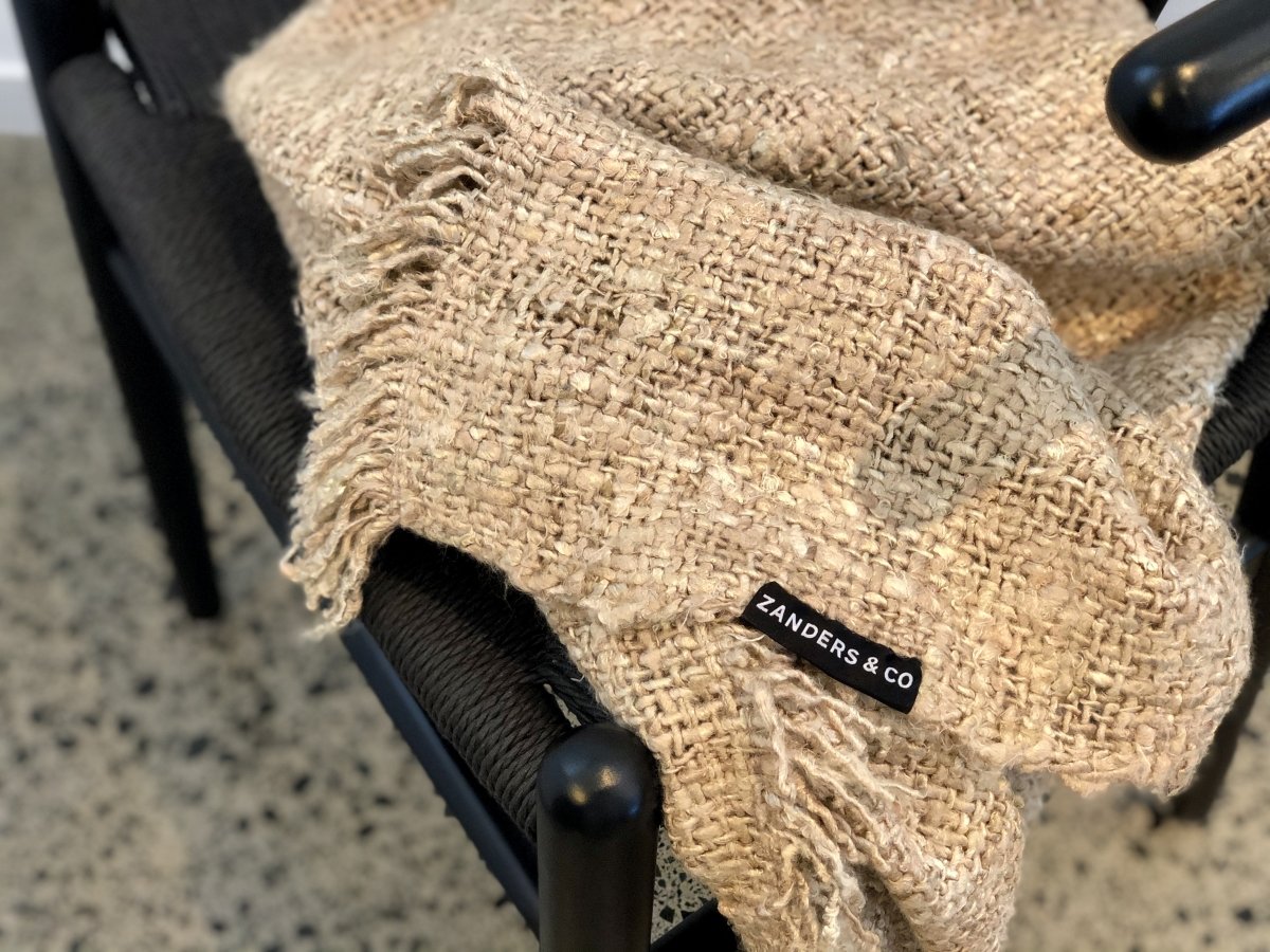 designer cushion & throw pillow in HANDLOOM THROW by Zanders & Co