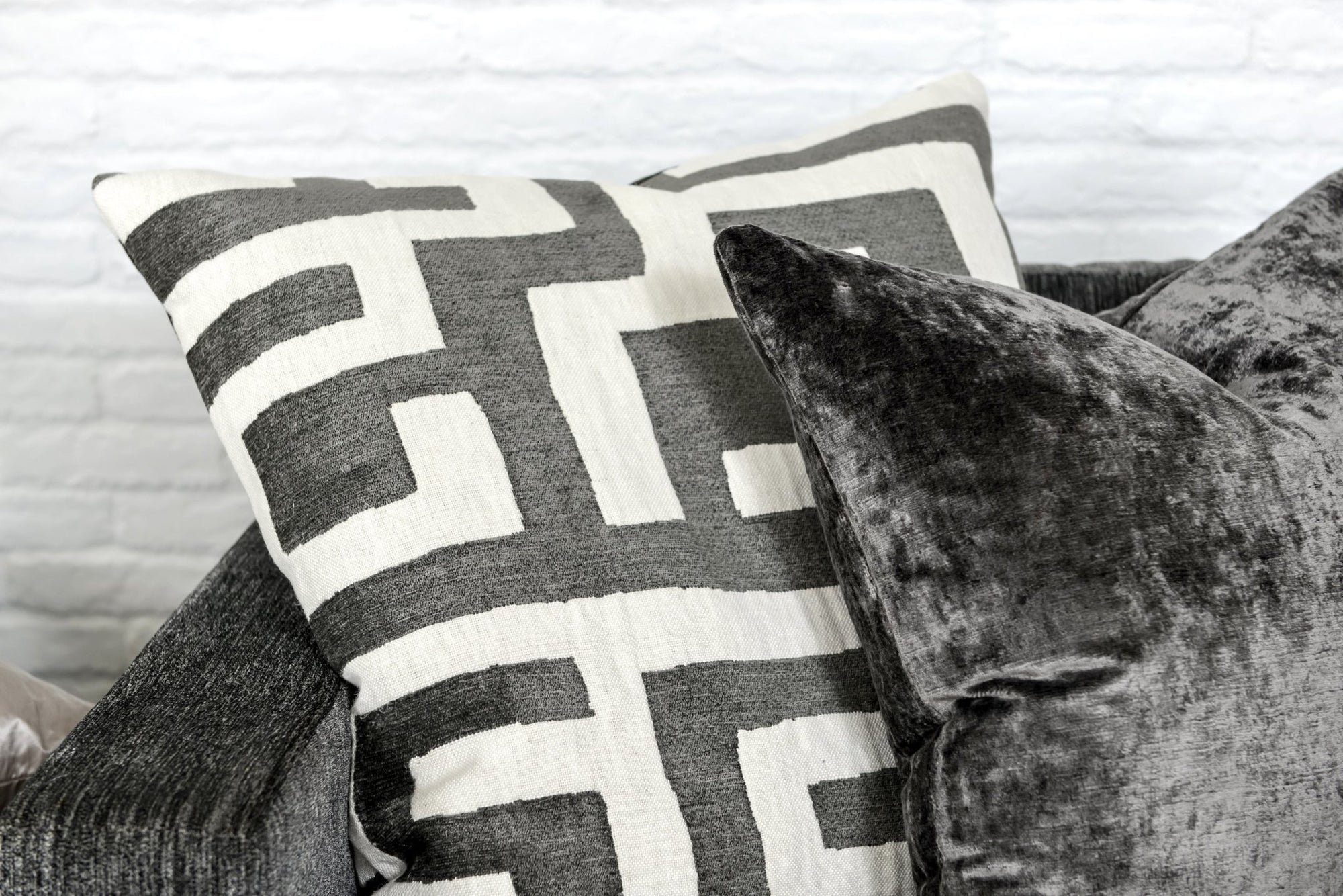 designer cushion & throw pillow in Kuba Cay | Dalmatian Cushion by Zanders & Co