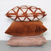 designer cushion & throw pillow in Kyoko | Ochre Cushion by Zanders & Co