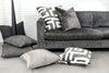 designer cushion & throw pillow in Leopardo I Onyx Cushion by Zanders & Co