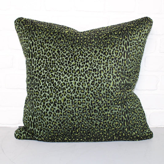designer cushion & throw pillow in Leopardo | Palm Leaf by Zanders & Co