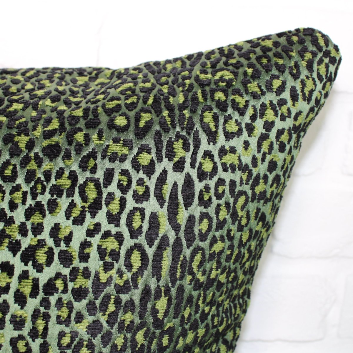 designer cushion & throw pillow in Leopardo | Palm Leaf by Zanders & Co