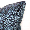 designer cushion & throw pillow in Leopardo | Sapphire by Zanders & Co